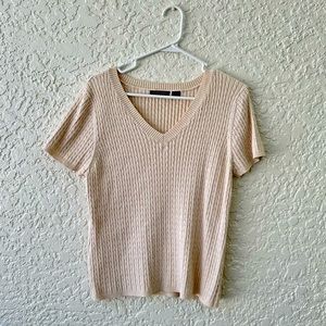 knit v-neck top